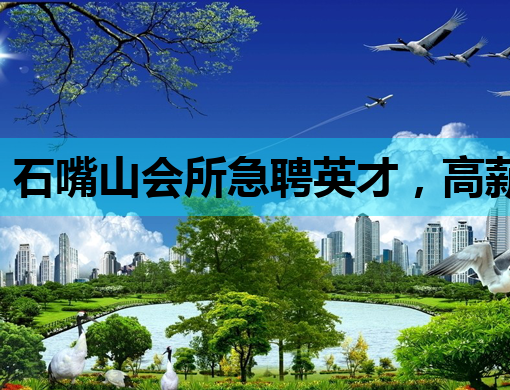 石嘴山会所急聘英才，高薪职位等你来挑战！
