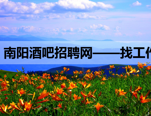 南阳酒吧招聘网——找工作的新选择