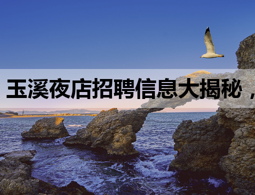 玉溪夜店招聘信息大揭秘，机会难得，速来应聘！