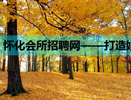 怀化会所招聘网——打造娱乐行业人才交流新平台