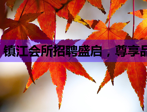 镇江会所招聘盛启，尊享品质夜生活，诚邀您的加入！