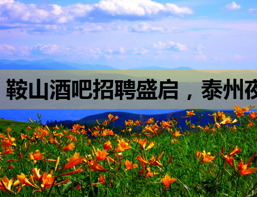 鞍山酒吧招聘盛启，泰州夜店招聘信息一览，肇庆会所招聘网火热更新
