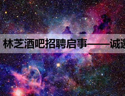 林芝酒吧招聘启事——诚邀优秀人才，共创夜生活新篇章