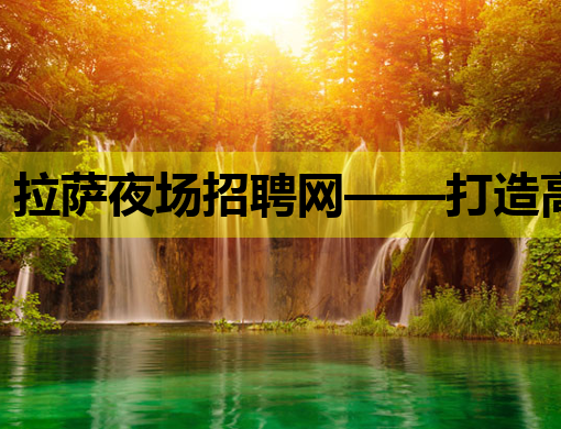 拉萨夜场招聘网——打造高原夜生活的璀璨明星