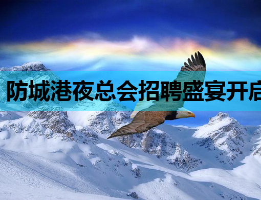 防城港夜总会招聘盛宴开启，豪华阵容等你来