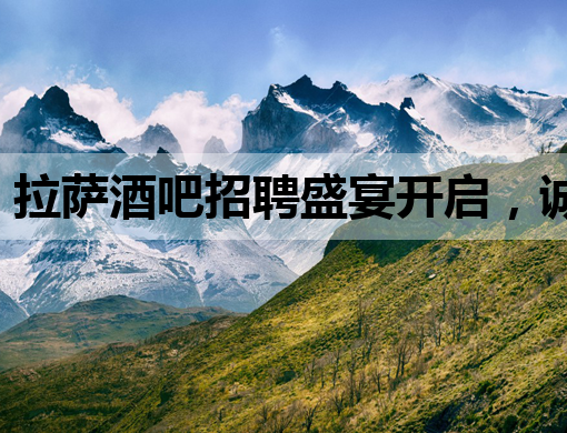 拉萨酒吧招聘盛宴开启，诚邀业内精英共谋发展