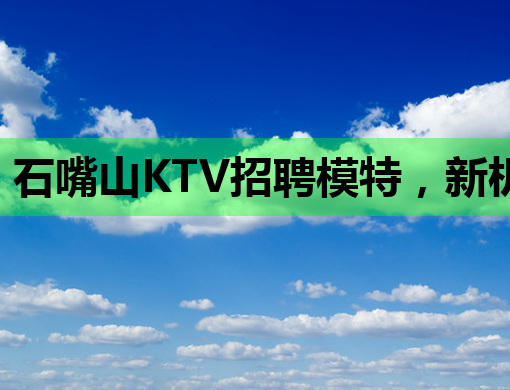 石嘴山KTV招聘模特，新机遇等你来挑战！