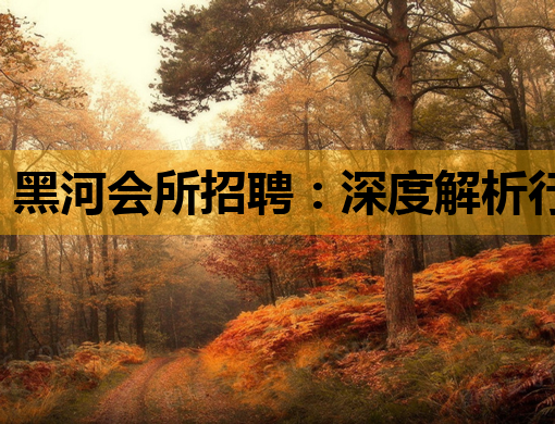 黑河会所招聘：深度解析行业趋势与求职指南