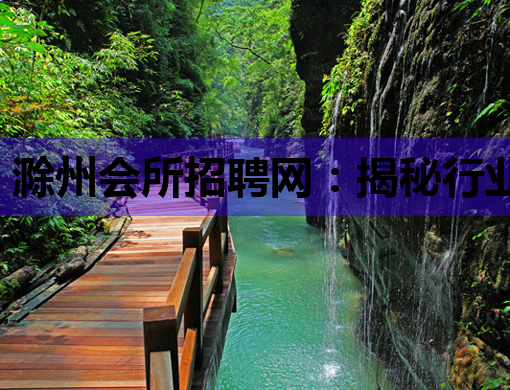 滁州会所招聘网：揭秘行业招聘趋势与求职避坑指南