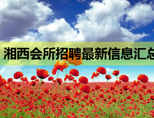 湘西会所招聘最新信息汇总与职业发展指南