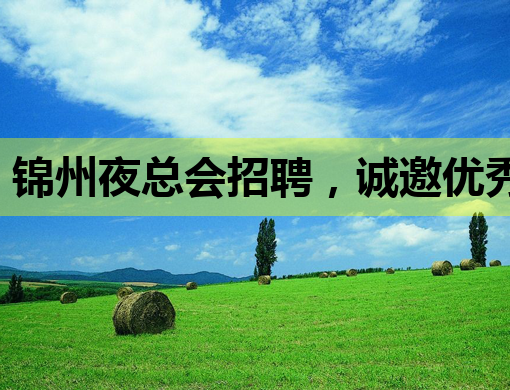 锦州夜总会招聘，诚邀优秀人才共创辉煌！