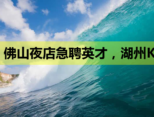 佛山夜店急聘英才，湖州KTV诚邀加盟，鹤岗夜场寻公关人才